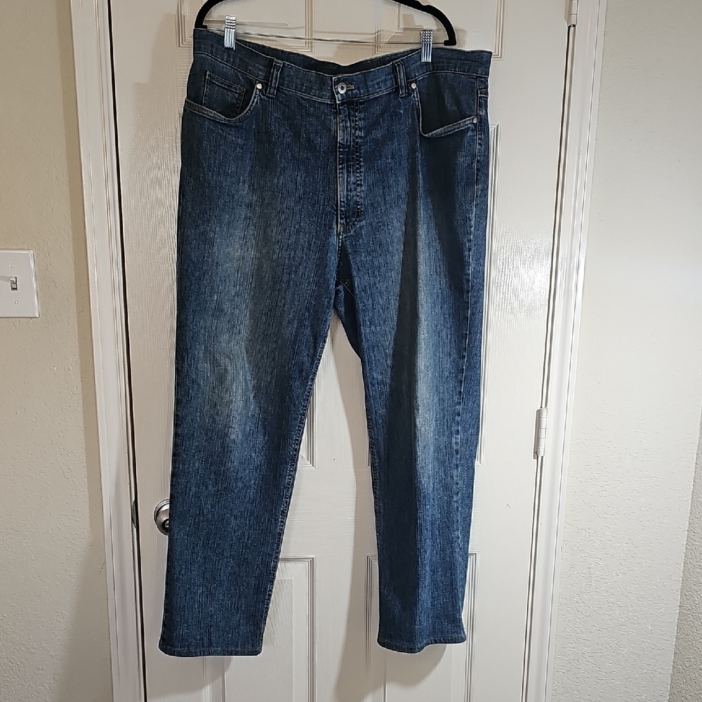 Bullock & Jones Men's Classic Fit Denim Blue Jeans 42/34